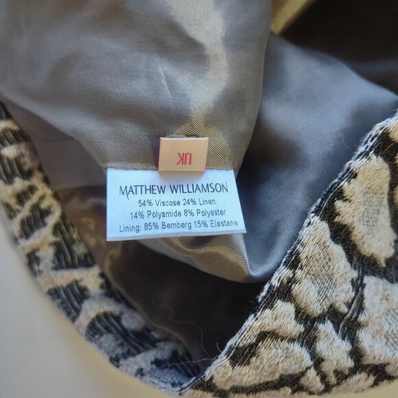 Mathew Williamson Leopard & Animal Print Corset Dress 'Original'  Small  Bodycon - Picture 7 of 9